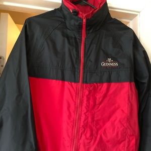Guinness windbreaker 100% nylon